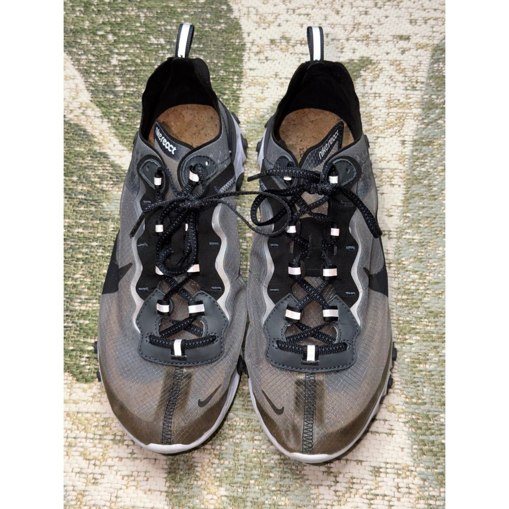 Nike React Element 87 Anthracite Black AQ1090-001 Mens Sneakers